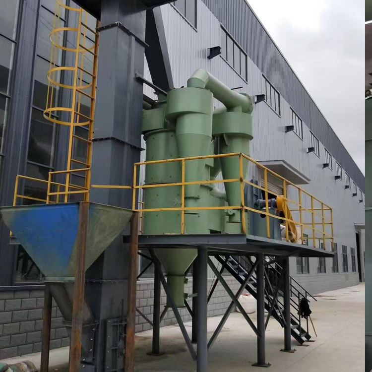 Double rotor powder separator for sand and gravel removal 005