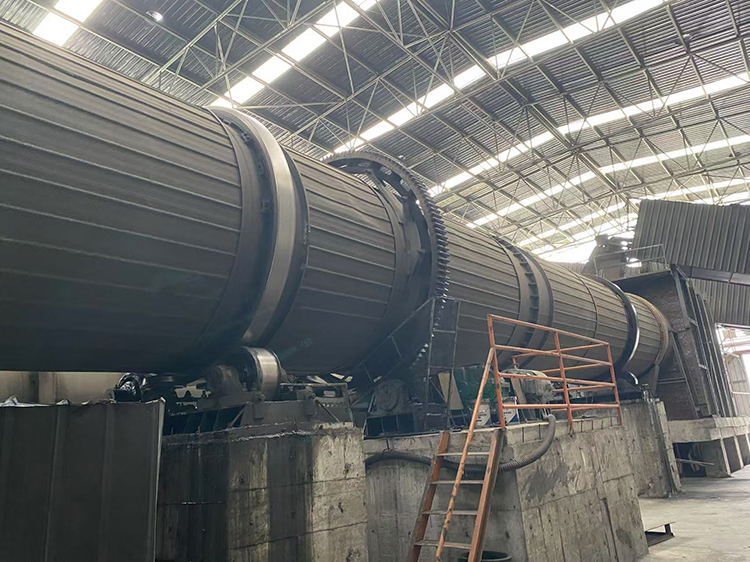 Iron concentrate single drum rotary dryer 001