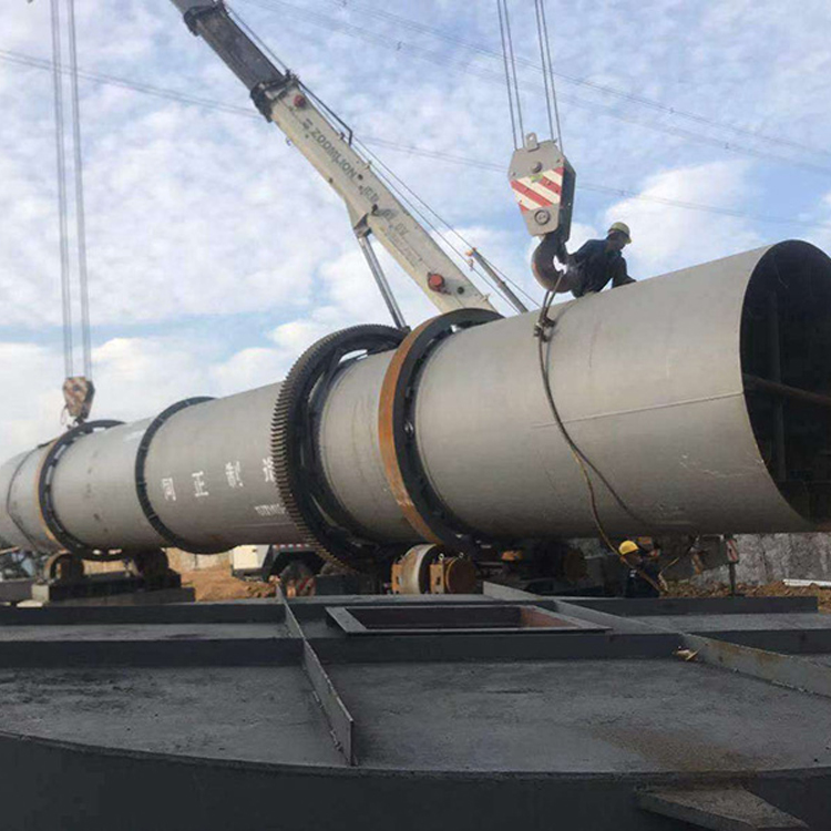 Iron concentrate single drum rotary dryer 005