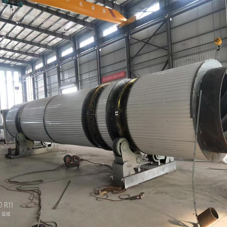 Single-drum rotary horizontal dryer 002