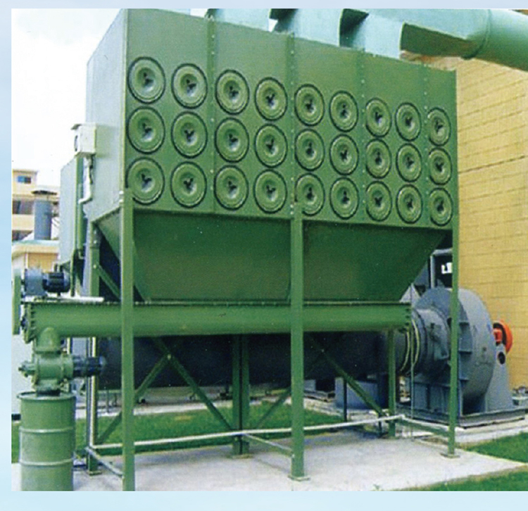 New efficient pleated filter cartridge dust collector